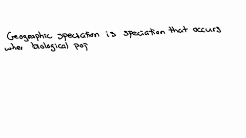 what-is-speciation-through-geographic-separation
