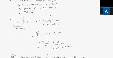 question-1-how-is-the-horizontal-component-vx-of-a-projectile-s-velocity-qualitatively-different-from-the-vertical-component-wy-question-2-if-one-doubles-the-value-of-vo-at-a-given-launch-an-95084