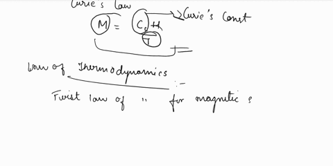 starting-from-the-first-law-of-thermodynamics-show-that-a-paramagnetic-solid-fulfilling-curies-law-h-mcc-where-m-is-the-magnetization-h-an-external-magnetic-field-t-the-temperatureand-cc-the-96346