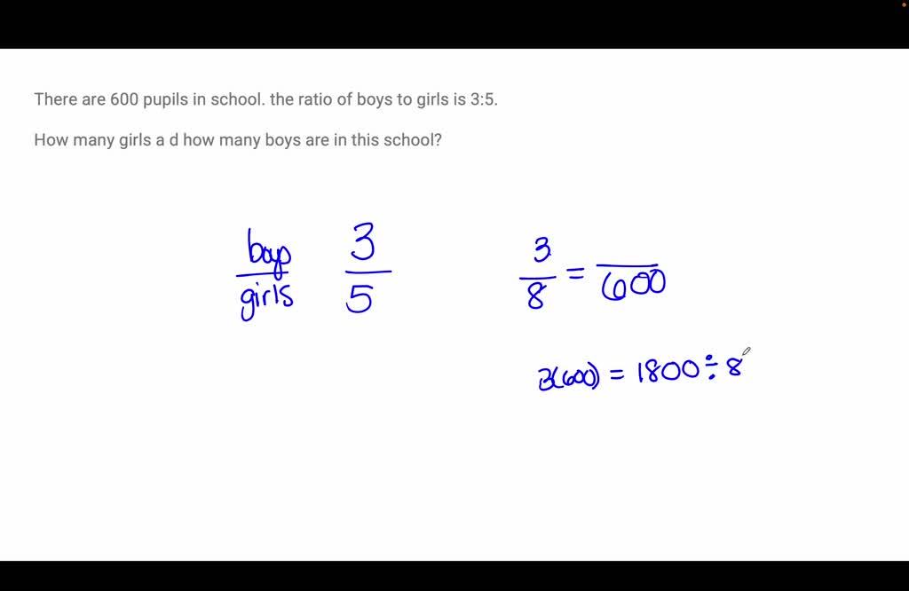 solved-there-are-600-students-in-a-school-the-ratio-of-boys-to-girls