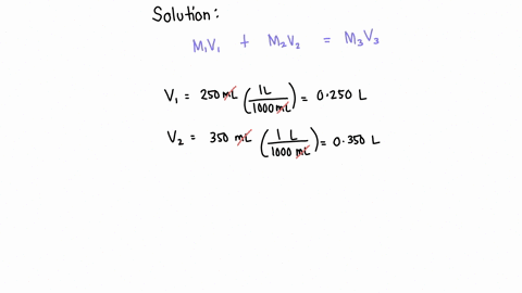a-250-ml-solution-of-20-m-nacl-is-mixed-with-350-ml-solution-of-050-m-nacl-what-is-the-concentration-of-the-resulting-solution