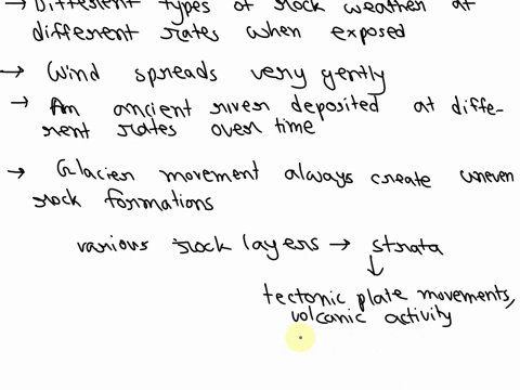 which-of-the-following-best-explains-the-uneven-nature-of-the-exposed-rock-layers-71614