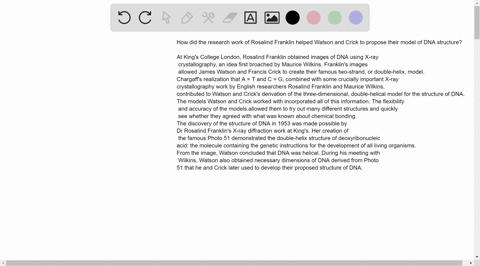 how-did-the-research-work-of-rosalind-franklin-helped-watson-and-crick-to-propose-their-model-of-dna-structure-what-technique-did-she-used-what-is-chargaff-rule-what-will-be-the-percentage-o-77162