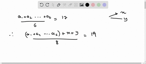 4the-arithmetic-mean-of-6-numbers-is-17-if-two-numbers-are-added-to-the-progression-the-new-set-of-numbers-will-have-an-arithmetic-mean-of-19-what-are-the-two-numbers-if-their-difference-is-27648
