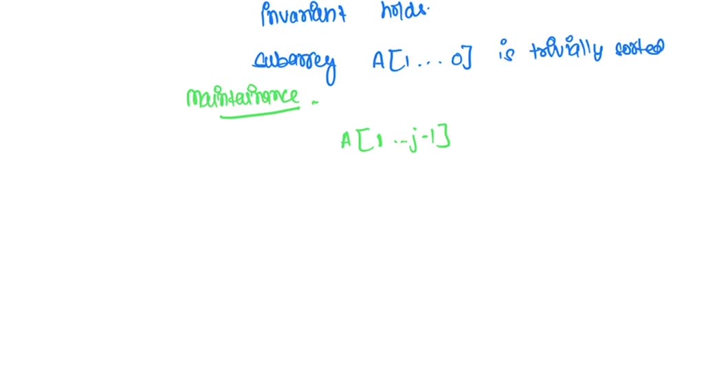 SOLVED: Texts: Consider sorting n numbers stored in array A by first ...