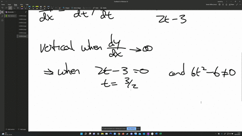 find-the-points-xy-on-the-curve-where-the-tangent-line-is-vertical-and-horizontal-xt2-3t-y-2t3-6t-2