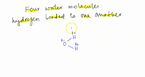 draw-4-water-molecules-hydrogen-bonded-to-one-another-22736