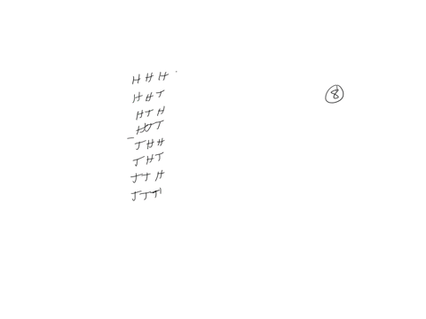 a-coin-is-tossed-three-times-an-outcome-is-represented-by-a-string-of-the-sort-htt-meaning-heads-on-the-first-toss-followed-by-two-tails-the-8-outcomes-are-listed-below-assume-that-each-outc-19819