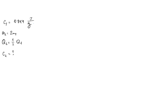 1-suppose-that-you-are-testing-two-samples-and-find-the-first-to-have-a-specific-heat-of-0844-jkg-the-second-sample-has-twice-the-mass-but-requires-half-as-much-energy-to-change-its-temperat-04673