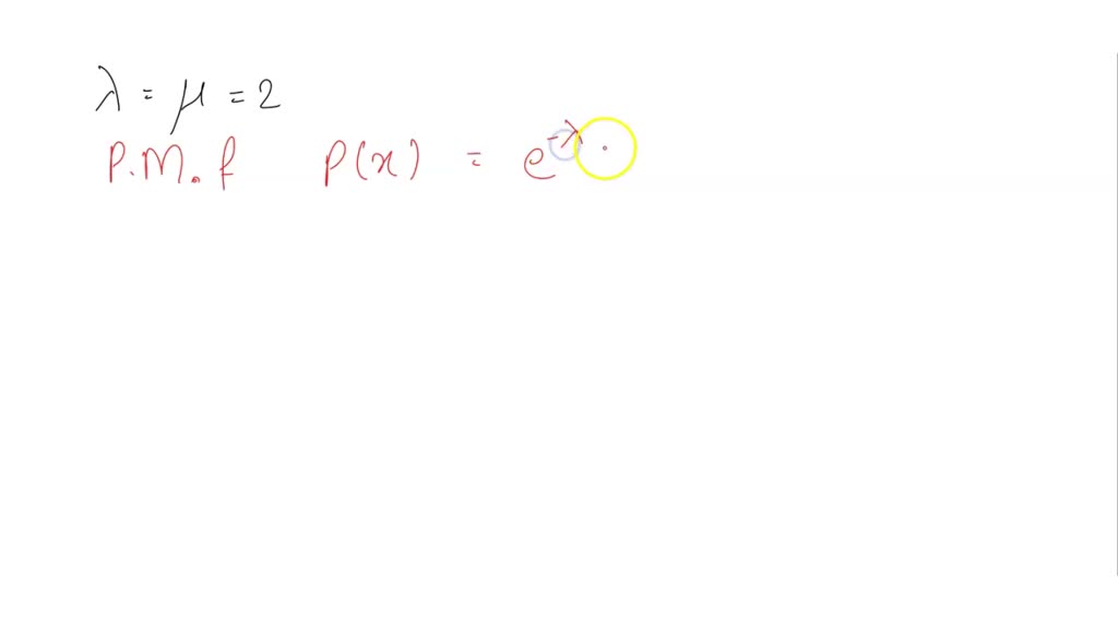 Solved given that x has a poisson distribution with 17what is the
