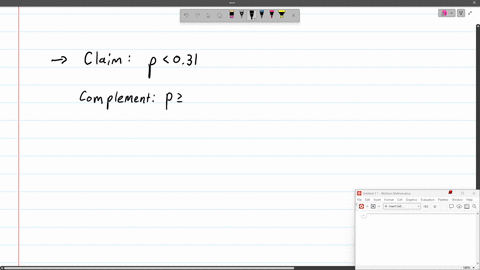 this-question-1-points-possible-use-the-given-statement-to-represent-a-claim-write-its-complement-and-state-which-is-h_0-and-which-is-h_a-p031-find-the-complement-of-the-claim-mathrmp-square-31-which
