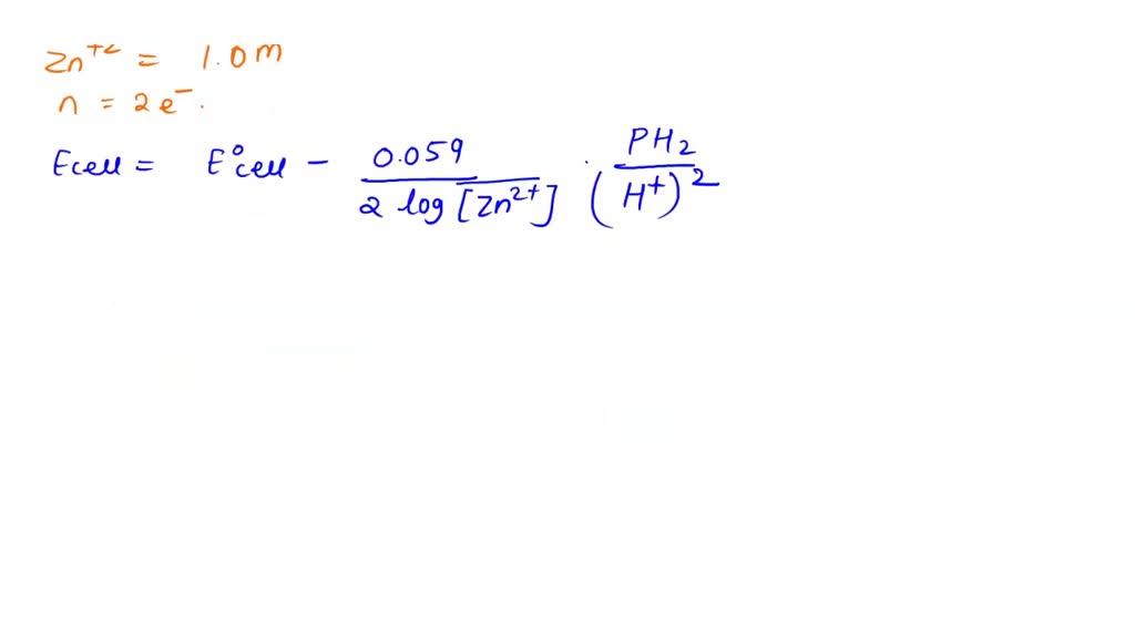 SOLVED The standard potential for the cell using the overall cell