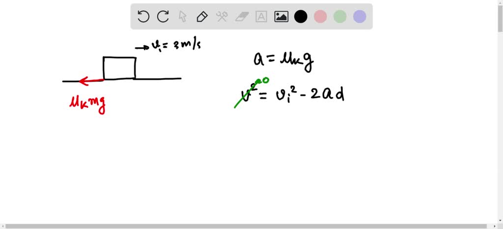 SOLVED: A 5kg block rests in a horizontal surface. A 10N horizontal ...