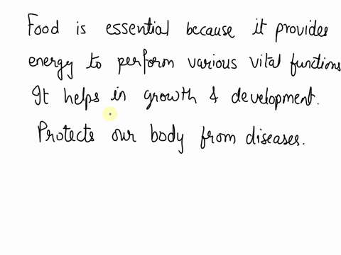 why-is-food-essential-for-living-organisms-name-some-variety-of-food-items-we-eat-13662