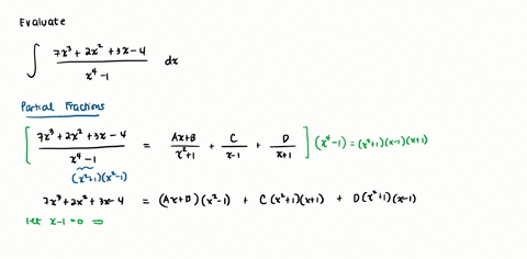 7x-2x2-3x-4-10-evaluate-dx-1-75586