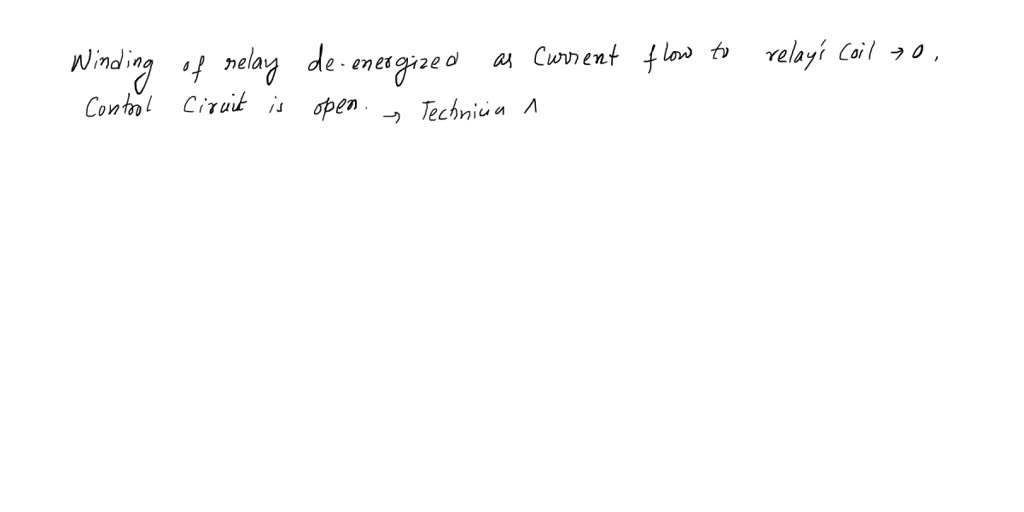 SOLVED While discussing electrical relays Technician A says that the