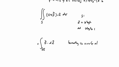 use-stokes-theorem-to-evaluate-sfnd-where-fxyz15yzi15xzj7x2y2zk-and-s-is-the-part-of-the-paraboloid-zx2y2-that-lies-inside-the-cylinder-x2y21-oriented-upward