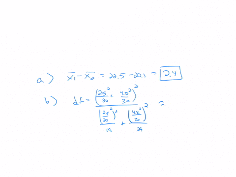 9-the-following-results-are-for-independent-random-samples-taken-from-two-populations_-sample-1-sample-2-n1-20-n2-30-t1-225-12-201-81-25-82-48-a-what-is-the-point-estimate-of-the-difference-70034