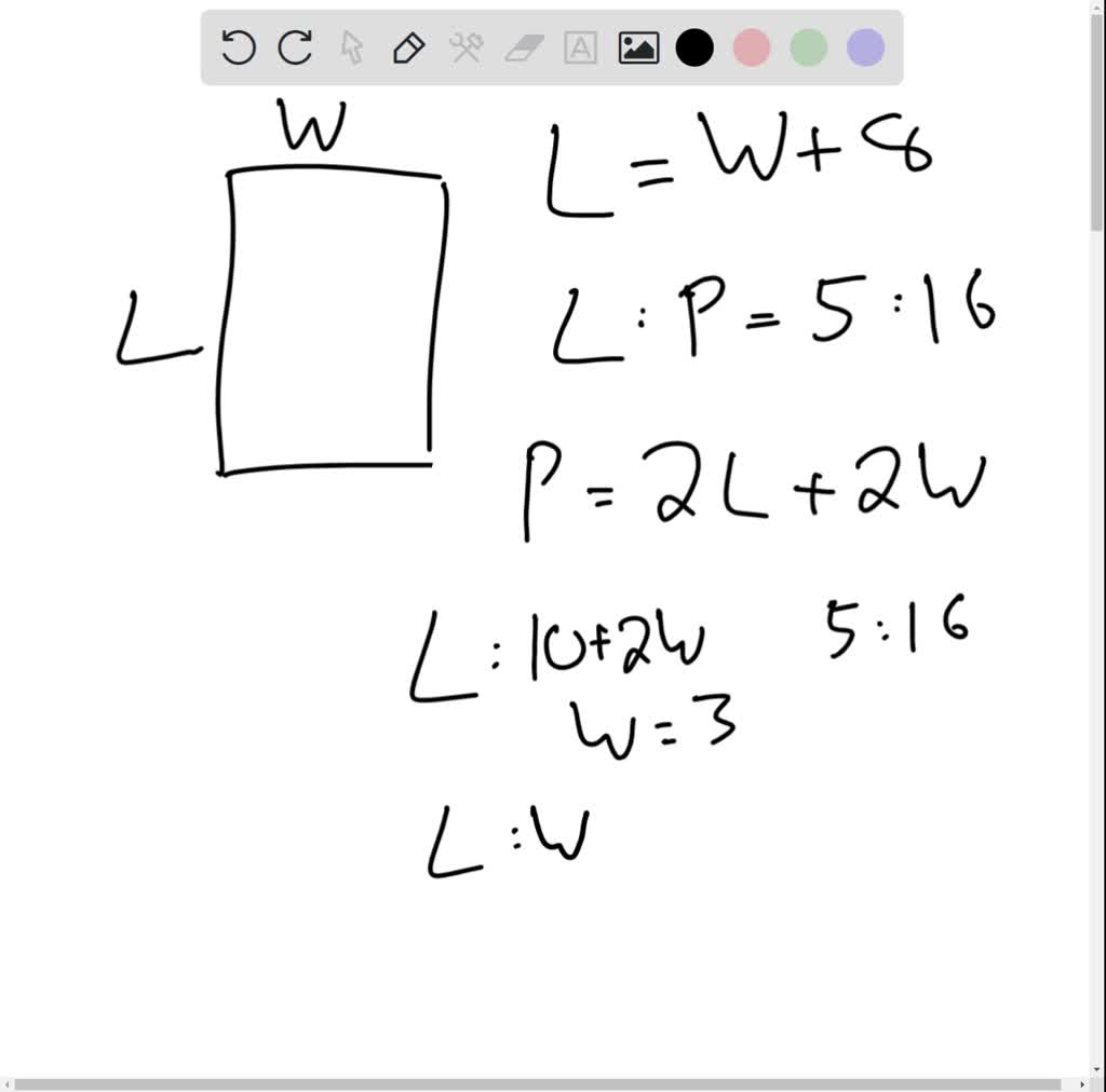 solved-the-length-of-a-rectangle-is-8-inches-longer-than-the-width-if