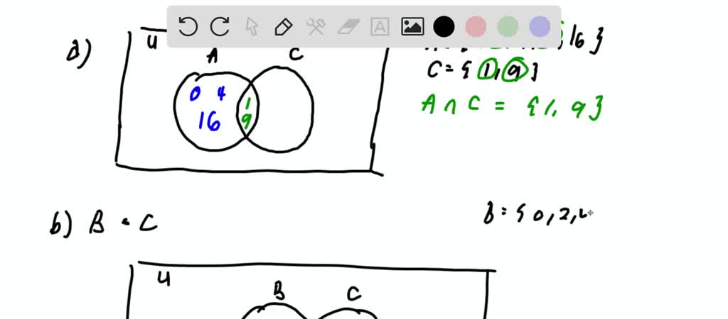 SOLVED:Problem (3) Let the universal set be E = {whole numbers less ...