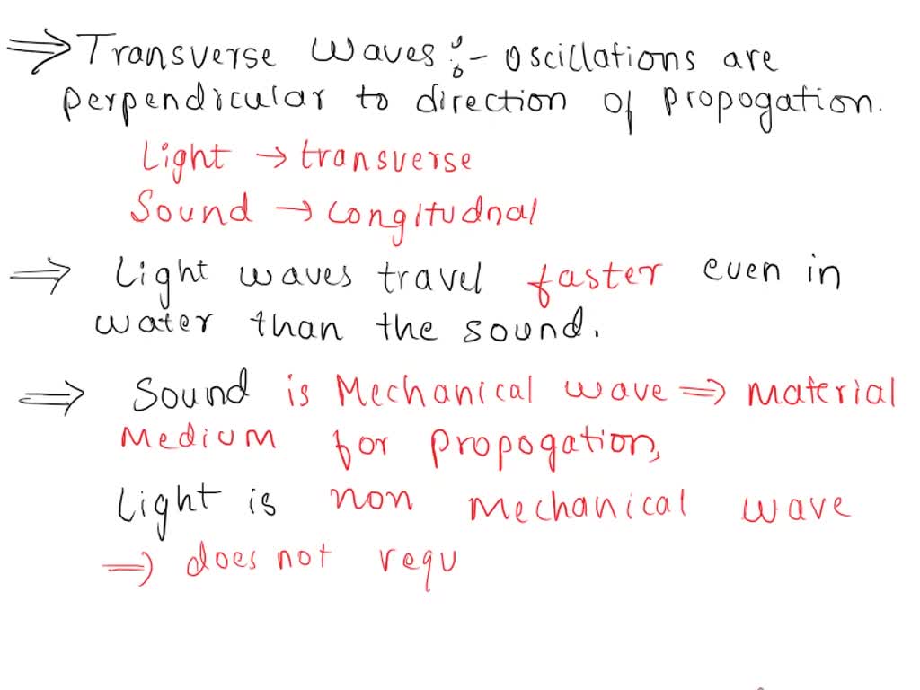 one important similarity between sound and light waves is that both