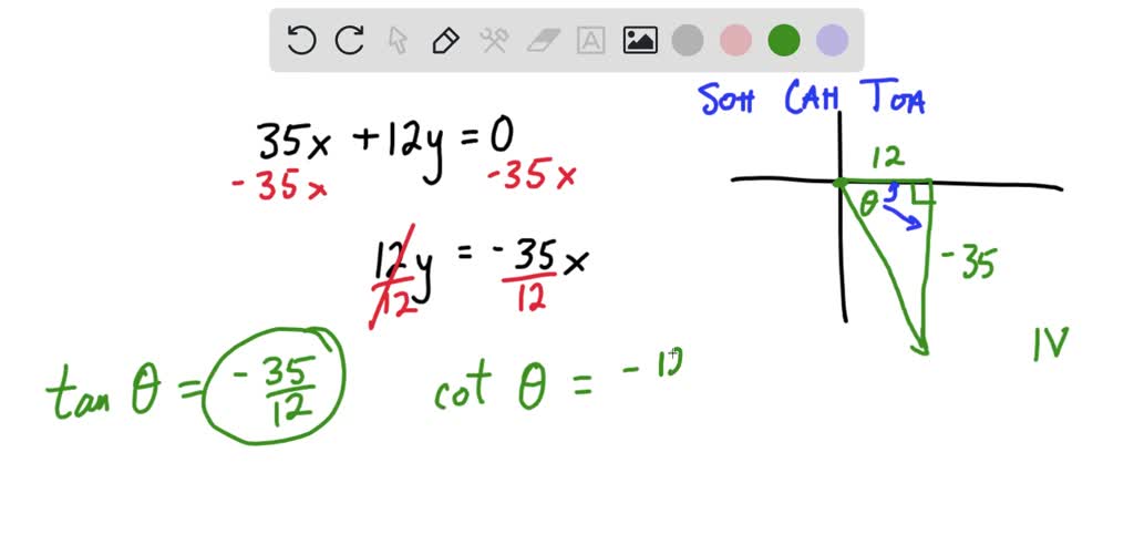 solved-the-terminal-side-of-lies-on-the-given-line-in-the-specified