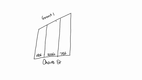 A developer is laying out lots along Grant Rd. whose total width 