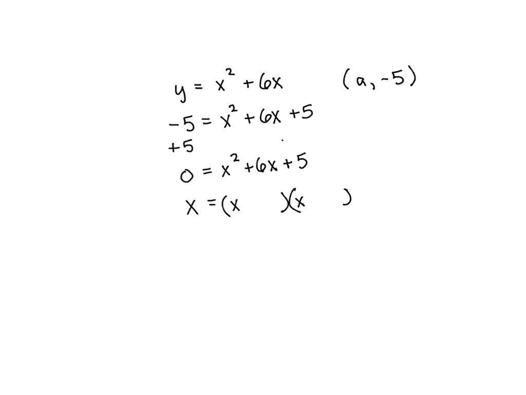 solved-if-a-5-is-a-point-on-the-graph-of-y-x-2-6-x-what-is-a