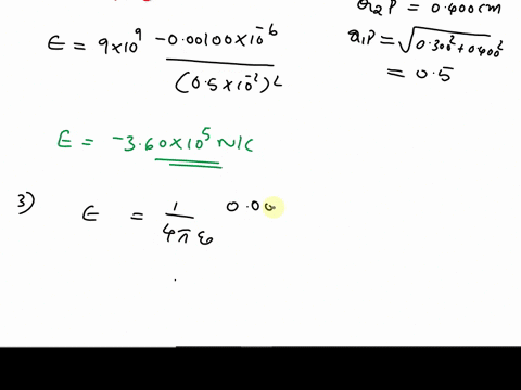 the-figure-below-shows-pair-of-charged-particles-held-fixed-position-on-the-axis-and-point-p-the-point-lies-in-the-first-quadrant-at-coordinates-300-cm-400-cm-as-shown-the-figure-q1-000100-h-93361