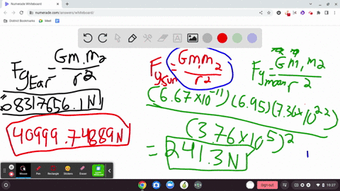 calculate-the-magnitude-of-the-gravitational-force-between-the-earth-and-an-m-695-kg-mass-on-the-surface-of-the-earth-the-distance-to-the-center-of-the-earth-from-the-surface-is-637103-km-an-86987