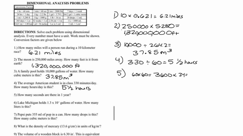 directions-solve-each-problem-using-dimensional-analysis-every-number-must-have-a-unit-work-must-be-shown-conversion-factors-are-given-below-1-how-many-miles-will-a-person-run-during-a-10-ki-18984