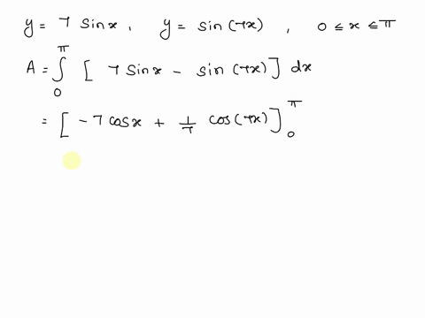 find-the-area-of-the-region-enclosed-by-the-curves-7sin-and-sin-tx-0-sxsi-the-area-of-the-region-enclosed-by-the-curves-is-simplify-your-answer-12287