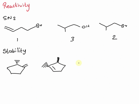 ii-order-in-the-lab-12-pts-total-pt-each-rank-the-following-compounds-by-inputting-the-correct-numbers-1-3-into-the-boxes-provided-where-1-most-and-3-least-a-in-order-of-sn2-reactivity-with-28065