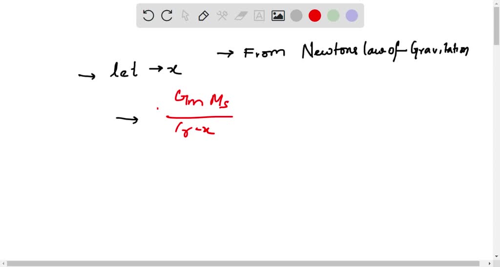 SOLVED A rocket is fired from the earth towards the sun. At what