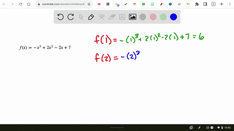 find-the-value-of-the-following-function-at-x-1andx-function-has-a-real-zero-between-these-two-x-values-2-does-the-intermediate-value-theorem-guarantee-that-the-fx-x3-2x2-2x-7-answer-2-point-12722