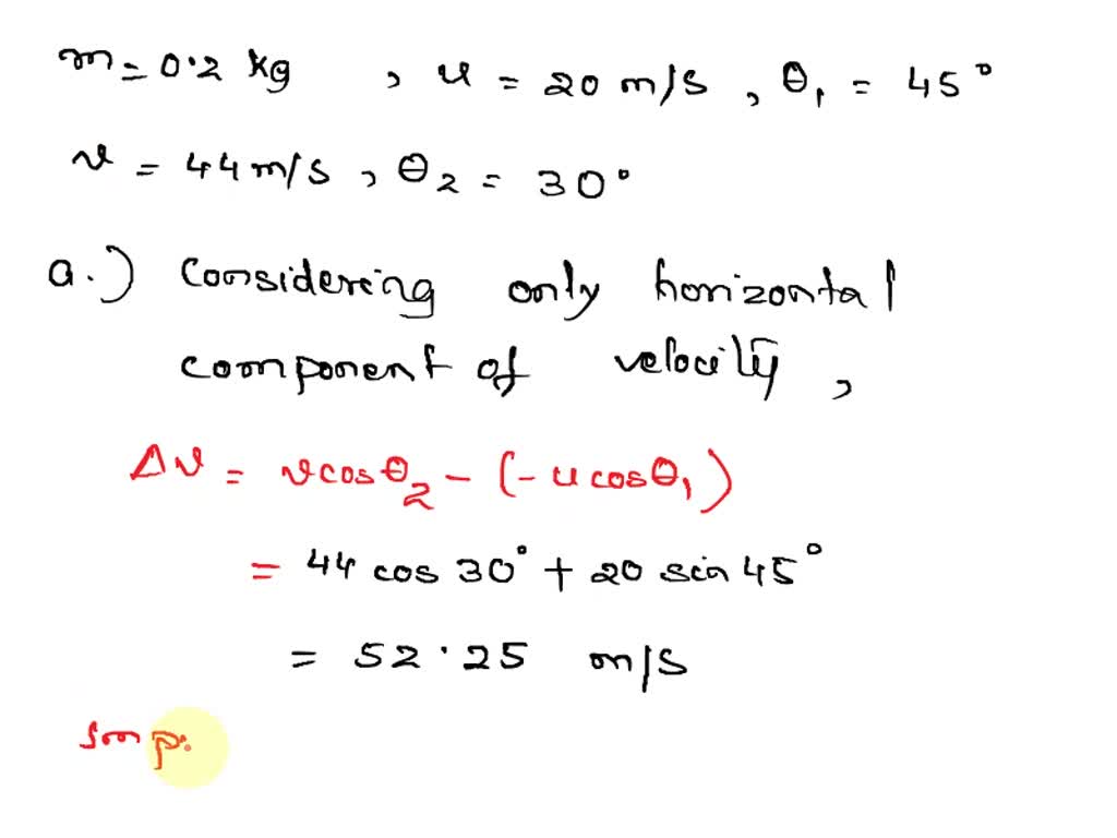 SOLVED In a slowpitch softball game, a 0.200 kg softball crossed the