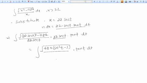 evaluate-the-following-integral-using-trigonometric-substitution-484-dx-x-22-484-use-c-as-the-arbitrary-constant-as-needed-type-an-exact-answer-27515