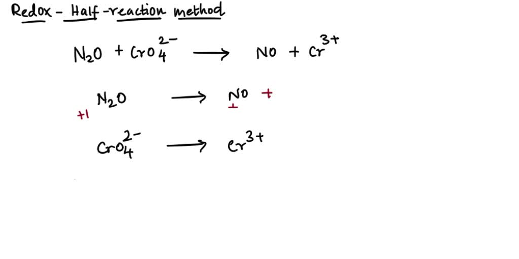 SOLVED: Balancing Redox Reactions Worksheet Balancing Redox Reactions ...