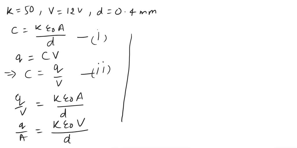 SOLVED 4A315 F capacitor has a dielectric constant of 2.90, filling