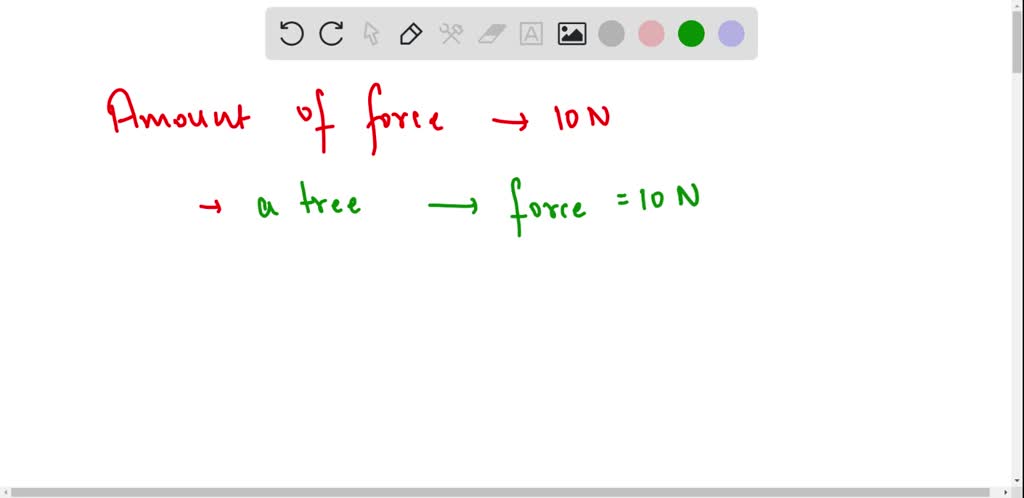 Pushing Tree Force SOLVED: A student pushes against a tree with a force of 10 Newtons. The ...