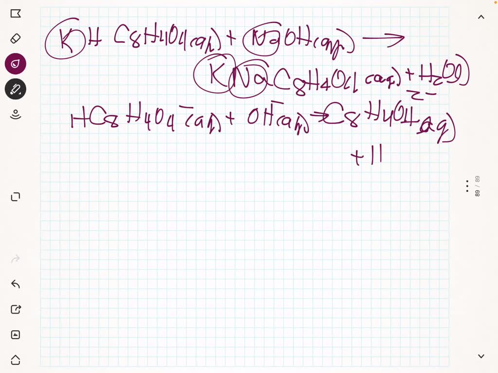 SOLVED: Question 3. (a) Potassium hydrogen phthalate (KHC8H4O4) is an ...