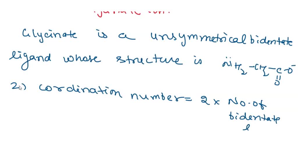 SOLVED: Give the coordination number and oxidation state of the