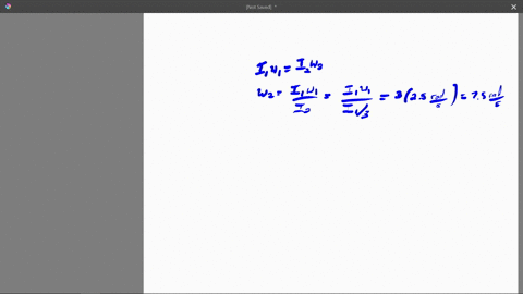 a-skater-spinning-with-angular-speed-of-25-rads-draws-in-her-outstretched-arms-thereby-reducing-her-moment-of-inertia-by-a-factor-of-3-a-find-her-final-angular-speed-b-what-is-the-ratio-of-h-38633