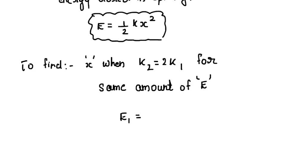 SOLVED A spring is compressed 5.0 cm . How far must you compress a