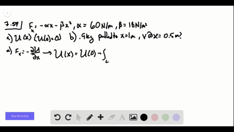 a-certain-spring-found-not-to-obey-hookes-law-exerts-a-restoring-force-fxx-ax-beta-x2-if-it-is-stretched-or-compressed-where-alpha-600-nm-and-beta-180-nm2-the-mass-of-the-spring-is-negligible-a-calc-2