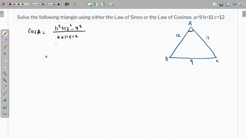 solve-the-following-triangle-using-either-the-law-of-sines-or-the-law-of-cosines-a9-b11-c12-60797