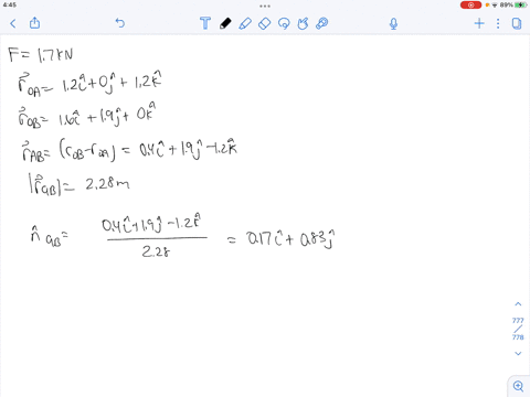 chapter-2-problem-2113-the-turnbuckle-is-tightened-until-the-tension-in-cable-ab-is-17-kn-calculate-the-magnitude-of-the-moment-about-point-0-of-the-force-acting-on-point-a_-12-m-27-m-19-m-0-42544
