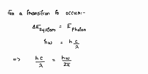 calculate-the-wavelength-of-the-photon-needed-to-excite-a-transition-between-neighboring-energy-levels-of-a-harmonic-oscillator-of-reduced-mass-266-x-10-26-kg-and-force-constant-544nm-speed-19726
