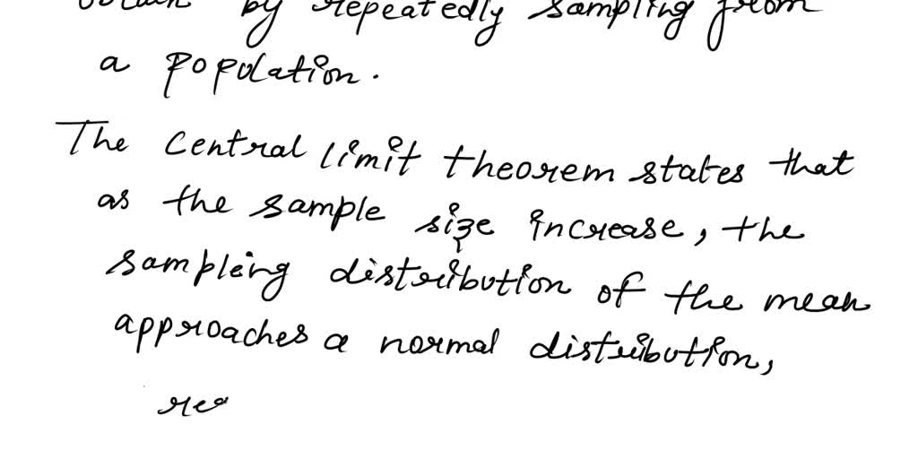 VIDEO solution Can you explain what is the sampling distribution of