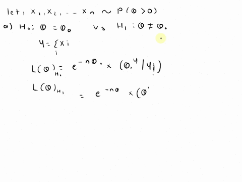 let-x_1-x_2-ldots-x_n-be-a-random-sample-from-a-poisson-distribution-with-mean-theta0-a-show-that-th-27851
